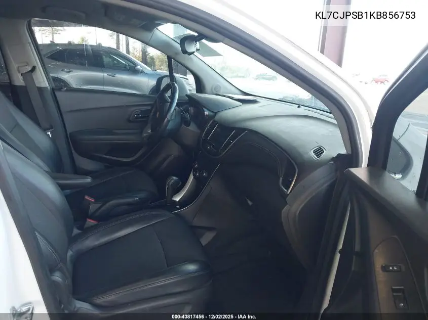 KL7CJPSB1KB856753 2019 Chevrolet Trax Lt