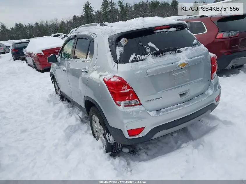 KL7CJPSB4KB751656 2019 Chevrolet Trax Lt