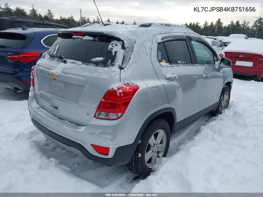 KL7CJPSB4KB751656 2019 Chevrolet Trax Lt