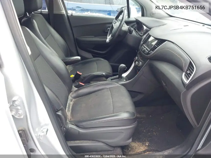 KL7CJPSB4KB751656 2019 Chevrolet Trax Lt