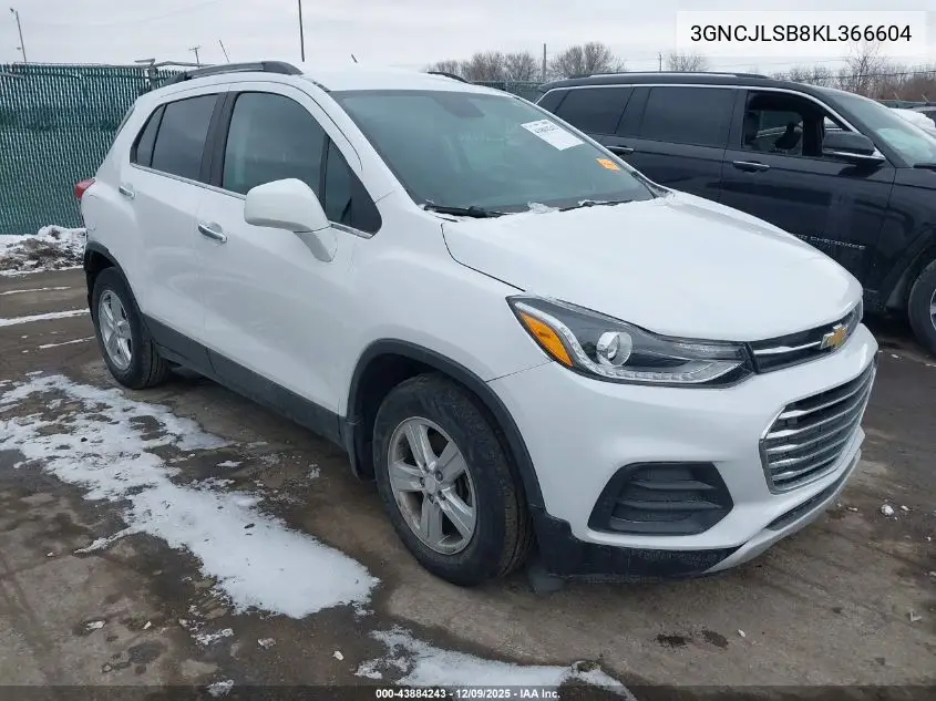 3GNCJLSB8KL366604 2019 Chevrolet Trax 1Lt
