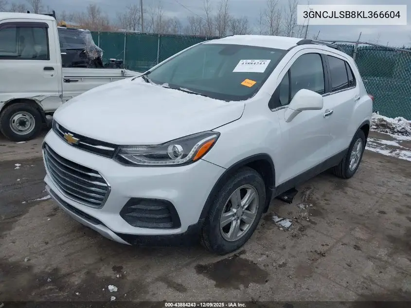 3GNCJLSB8KL366604 2019 Chevrolet Trax 1Lt