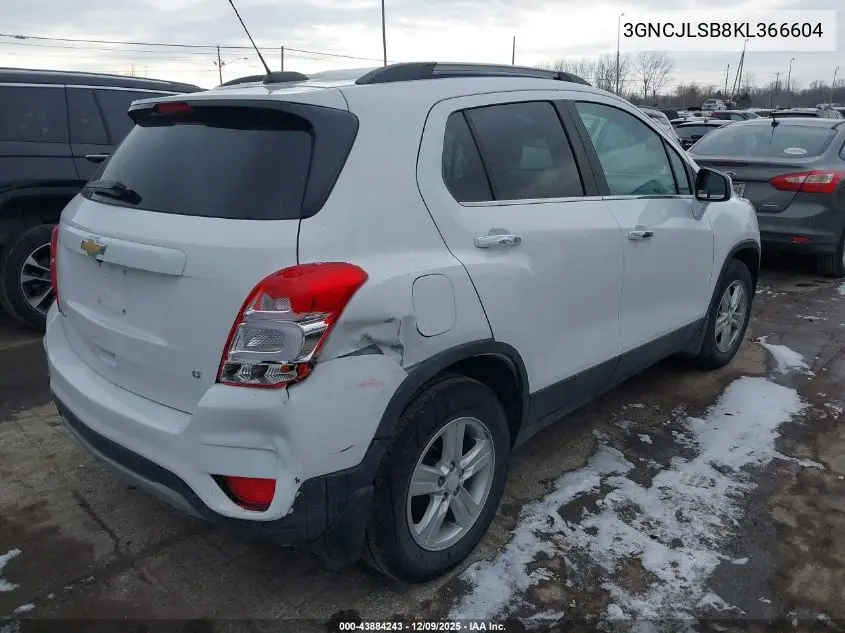 3GNCJLSB8KL366604 2019 Chevrolet Trax 1Lt