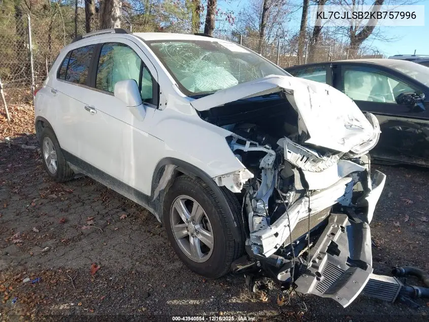 KL7CJLSB2KB757996 2019 Chevrolet Trax Lt