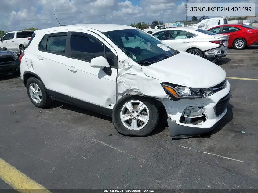 3GNCJKSB2KL401499 2019 Chevrolet Trax Ls