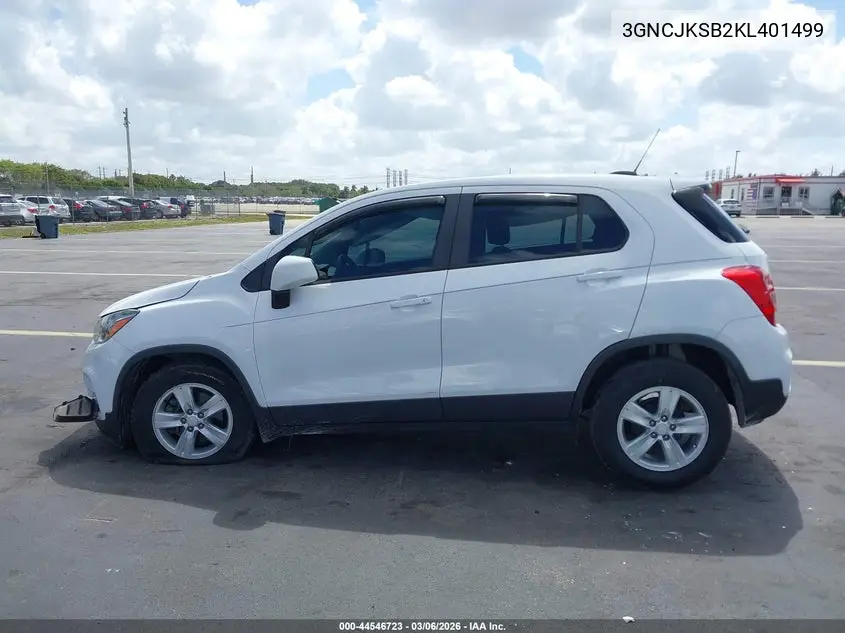 3GNCJKSB2KL401499 2019 Chevrolet Trax Ls