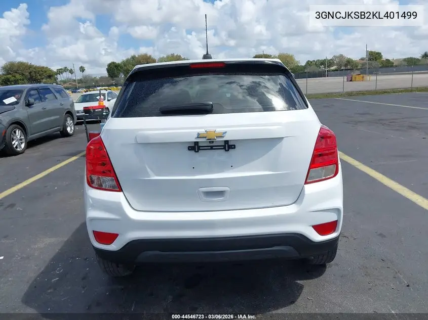 3GNCJKSB2KL401499 2019 Chevrolet Trax Ls