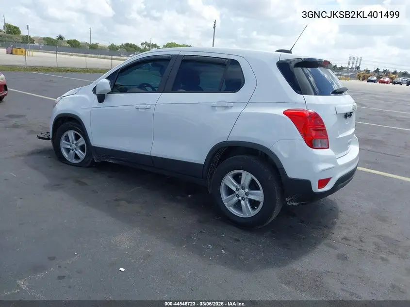 3GNCJKSB2KL401499 2019 Chevrolet Trax Ls