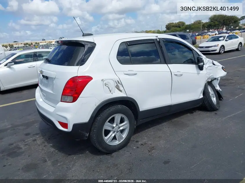 3GNCJKSB2KL401499 2019 Chevrolet Trax Ls