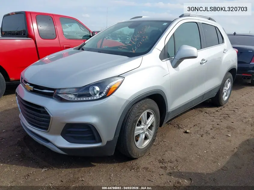 3GNCJLSB0KL320703 2019 Chevrolet Trax Lt