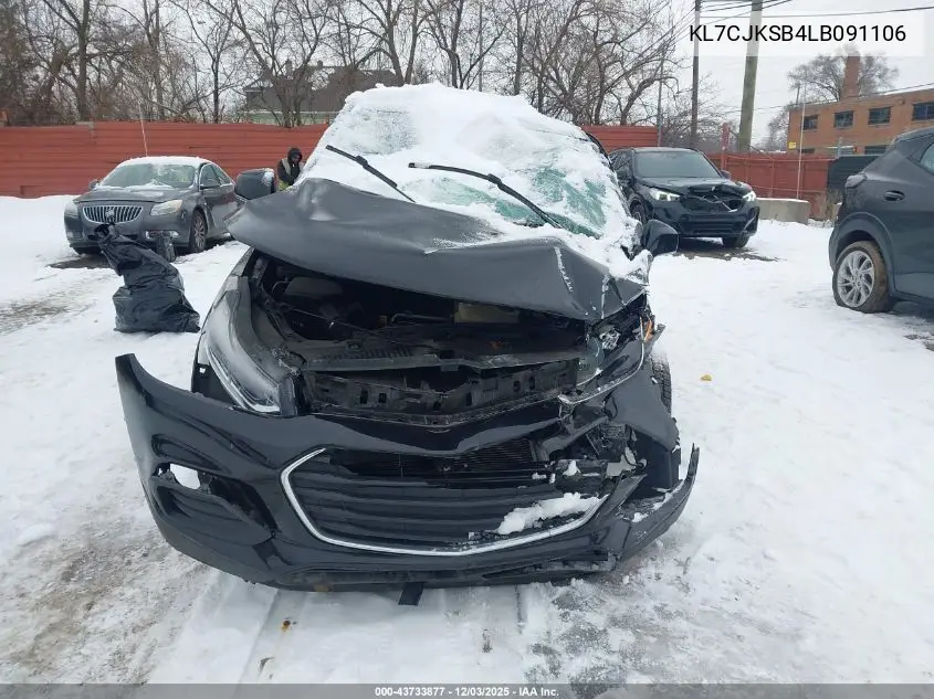 KL7CJKSB4LB091106 2020 Chevrolet Trax Fwd Ls