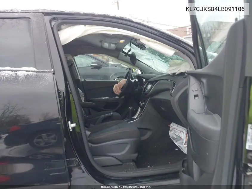 KL7CJKSB4LB091106 2020 Chevrolet Trax Fwd Ls