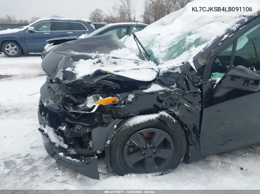 KL7CJKSB4LB091106 2020 Chevrolet Trax Fwd Ls