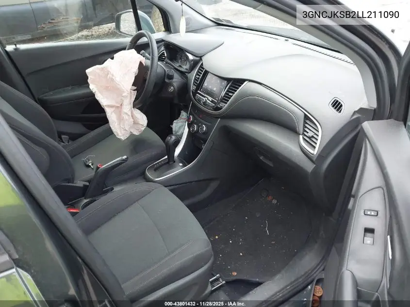 3GNCJKSB2LL211090 2020 Chevrolet Trax Fwd Ls