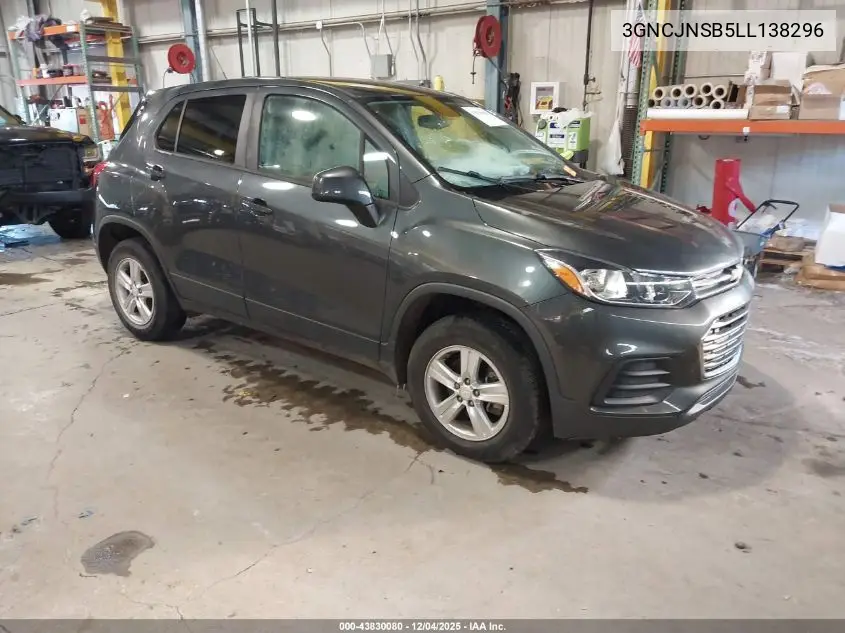 3GNCJNSB5LL138296 2020 Chevrolet Trax Awd Ls