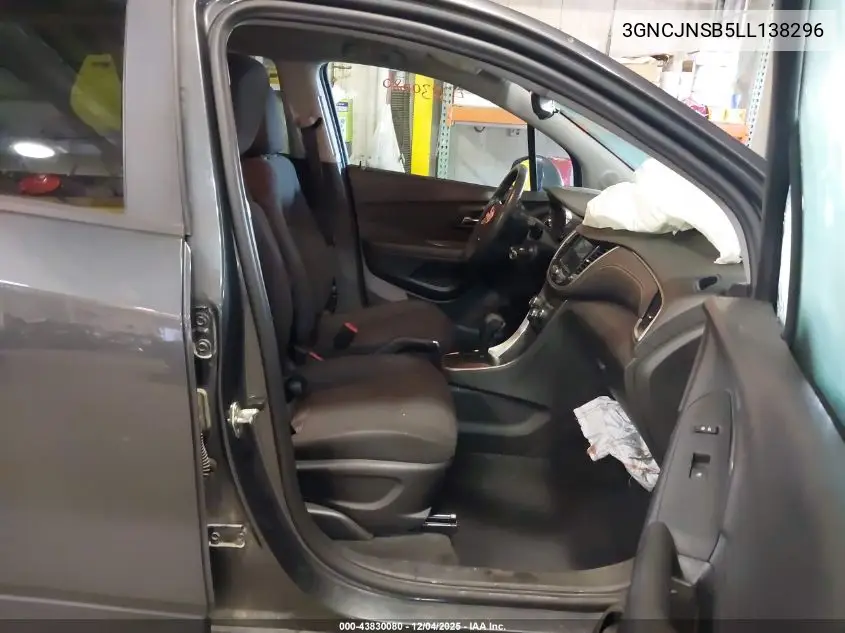 3GNCJNSB5LL138296 2020 Chevrolet Trax Awd Ls