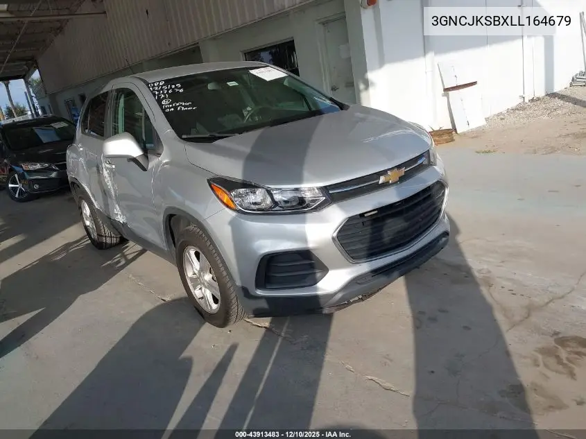 3GNCJKSBXLL164679 2020 Chevrolet Trax Fwd Ls