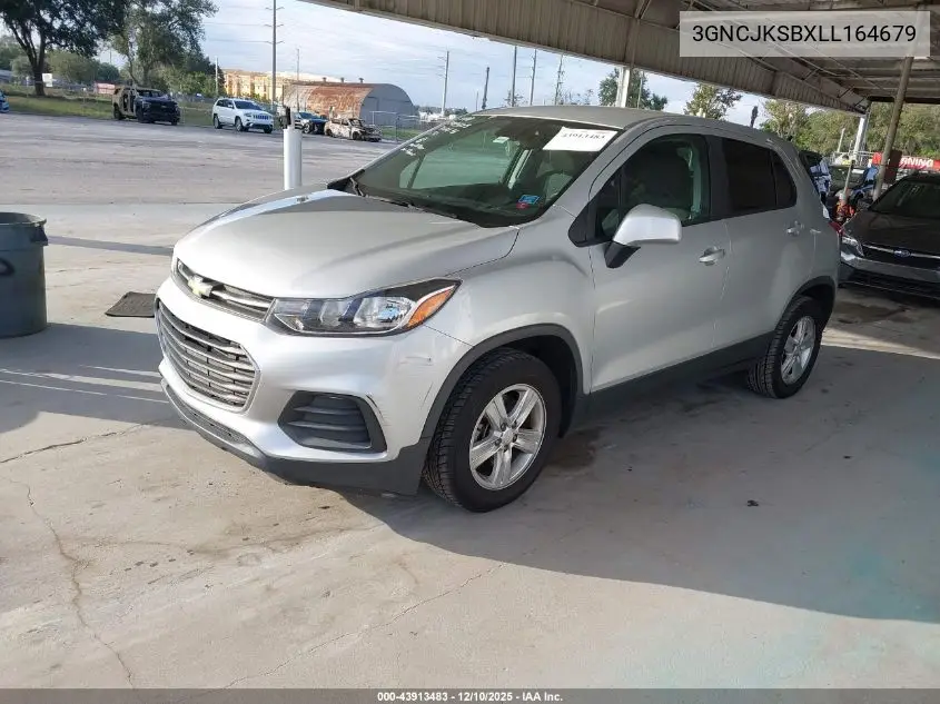 3GNCJKSBXLL164679 2020 Chevrolet Trax Fwd Ls