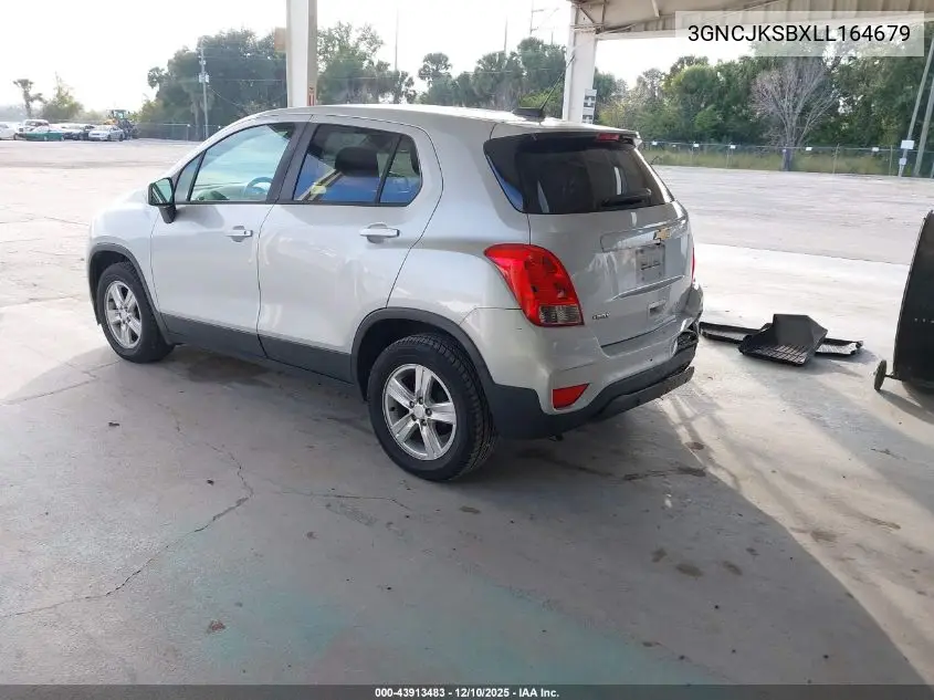 3GNCJKSBXLL164679 2020 Chevrolet Trax Fwd Ls