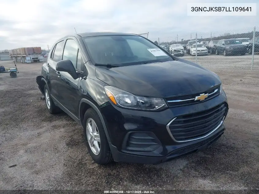 3GNCJKSB7LL109641 2020 Chevrolet Trax Fwd Ls