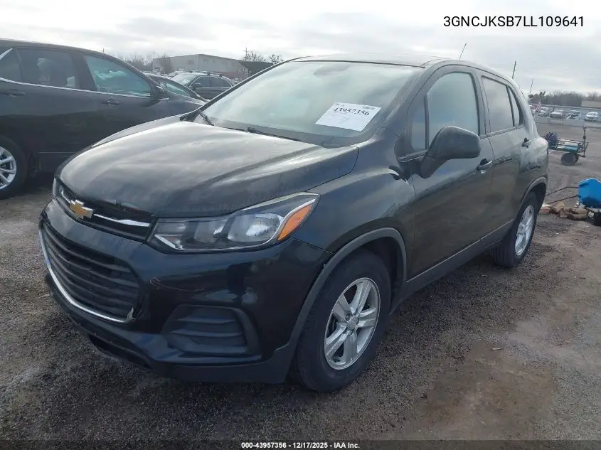 3GNCJKSB7LL109641 2020 Chevrolet Trax Fwd Ls