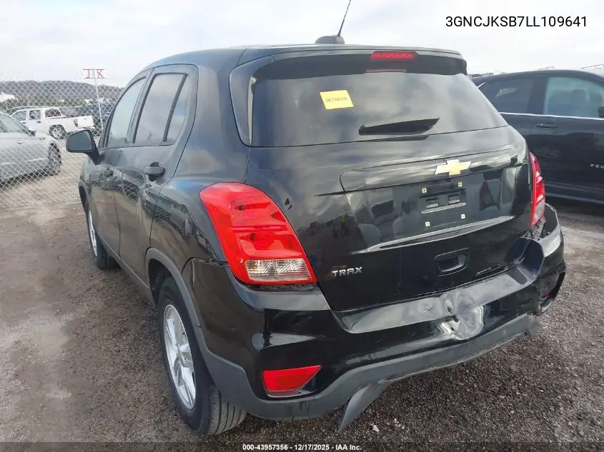 3GNCJKSB7LL109641 2020 Chevrolet Trax Fwd Ls