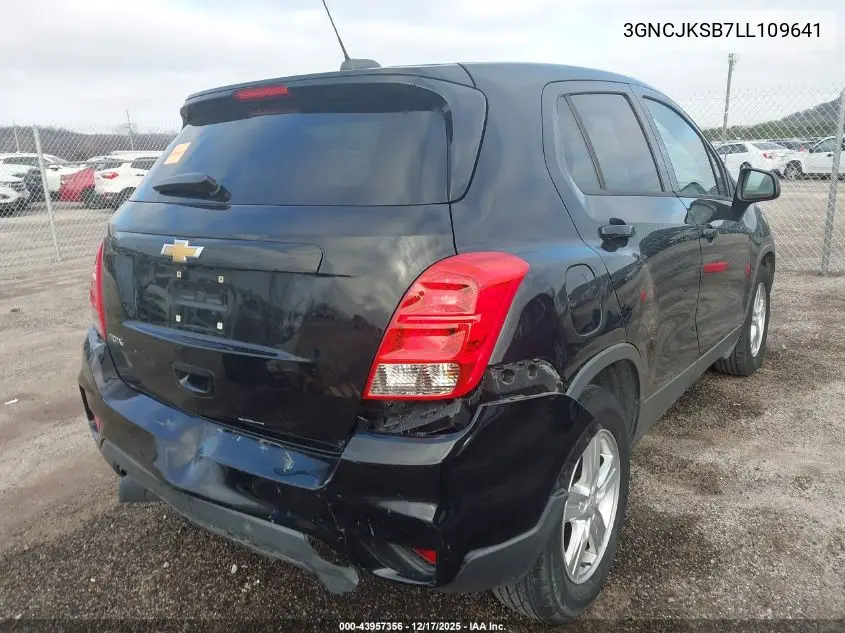 3GNCJKSB7LL109641 2020 Chevrolet Trax Fwd Ls