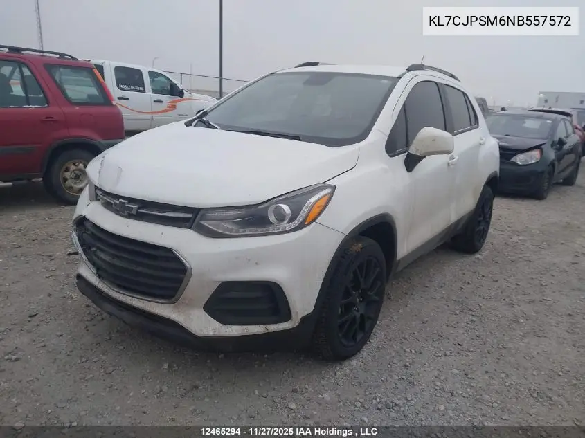 KL7CJPSM6NB557572 2022 Chevrolet Trax Lt