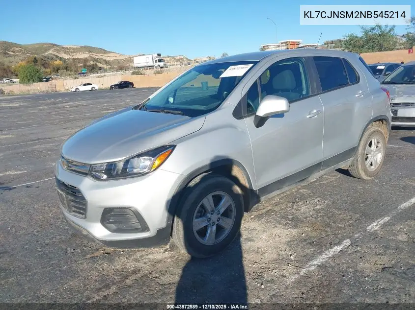KL7CJNSM2NB545214 2022 Chevrolet Trax Awd Ls