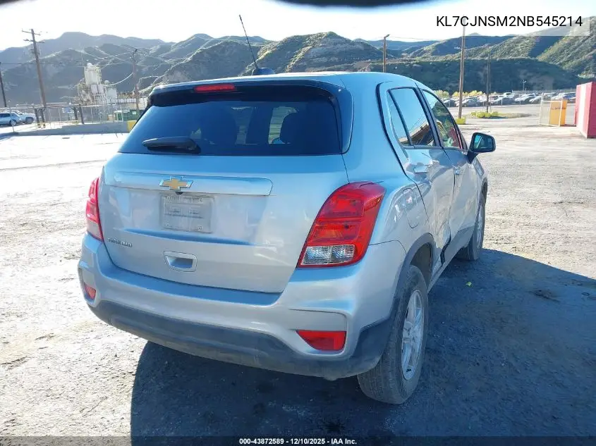 KL7CJNSM2NB545214 2022 Chevrolet Trax Awd Ls