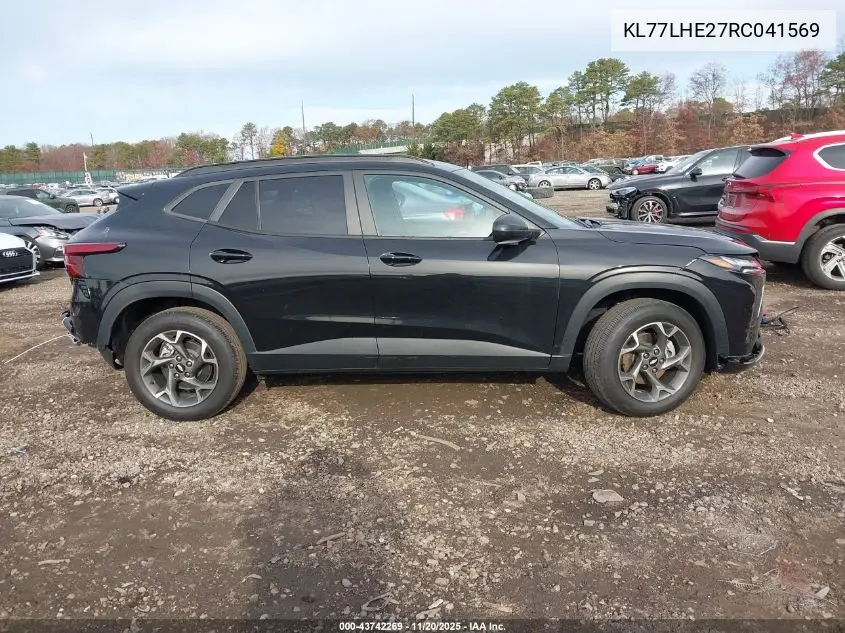 KL77LHE27RC041569 2024 Chevrolet Trax Fwd Lt