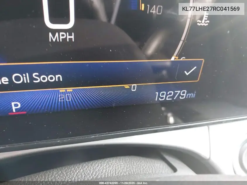 KL77LHE27RC041569 2024 Chevrolet Trax Fwd Lt