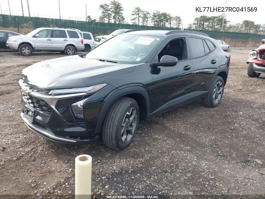KL77LHE27RC041569 2024 Chevrolet Trax Fwd Lt