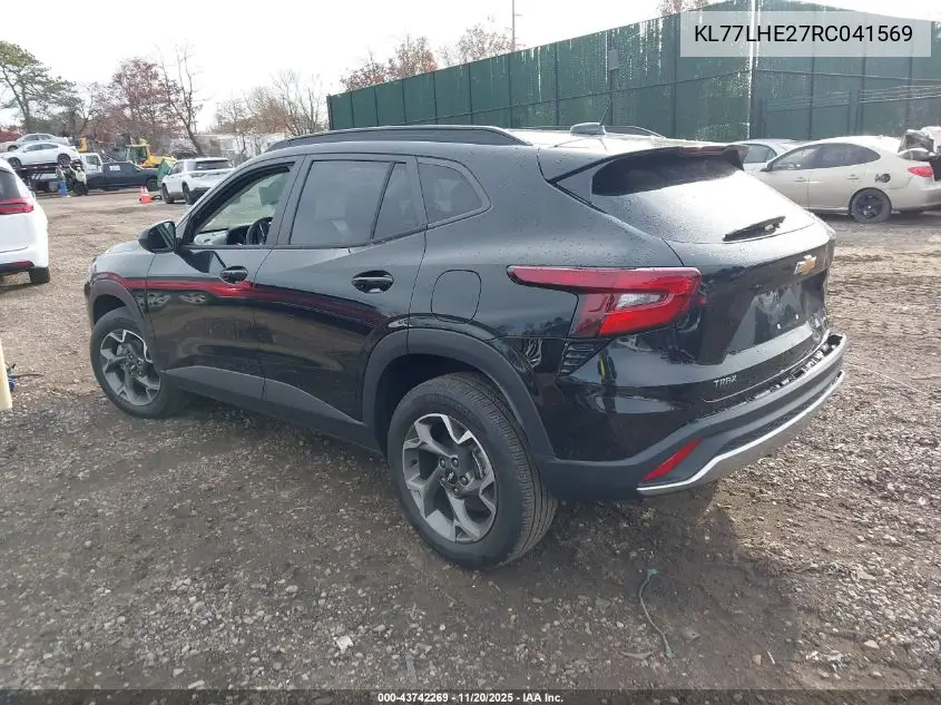 KL77LHE27RC041569 2024 Chevrolet Trax Fwd Lt