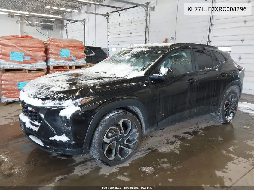 KL77LJE2XRC008296 2024 Chevrolet Trax Fwd 2Rs