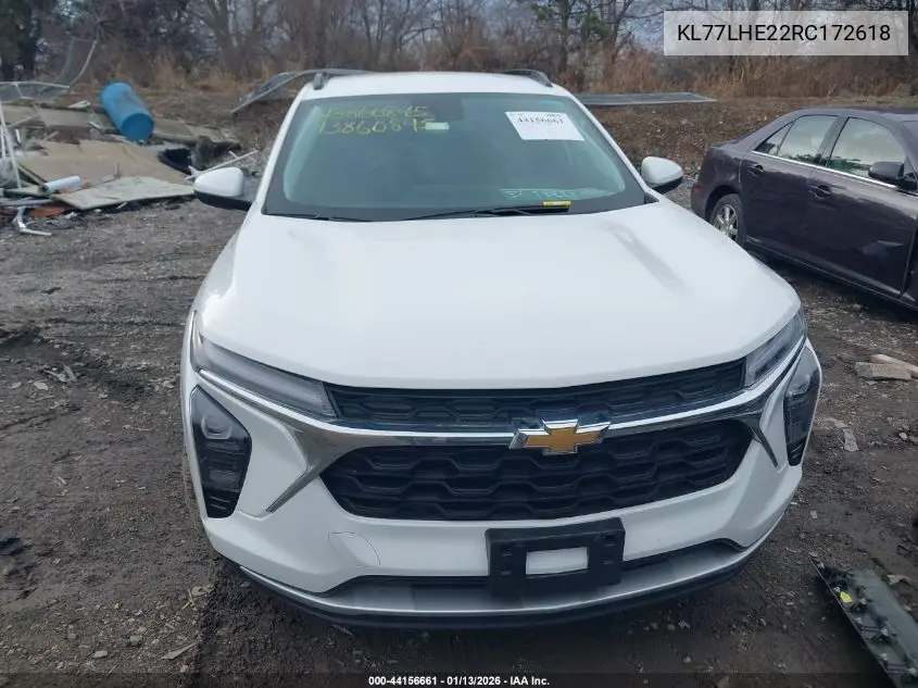 KL77LHE22RC172618 2024 Chevrolet Trax Fwd Lt