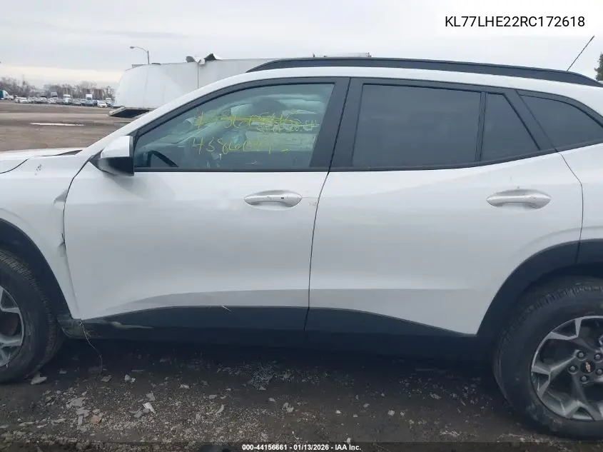 KL77LHE22RC172618 2024 Chevrolet Trax Fwd Lt