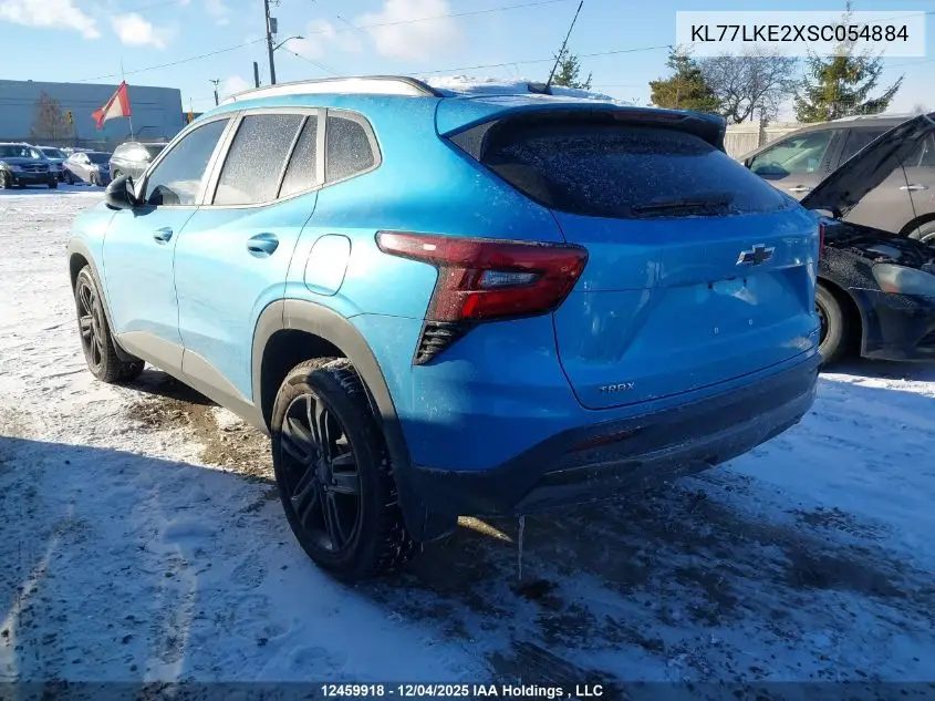 KL77LKE2XSC054884 2025 Chevrolet Trax