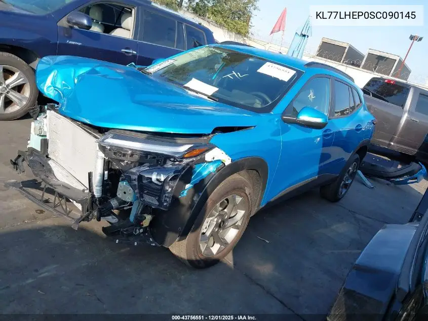 KL77LHEP0SC090145 2025 Chevrolet Trax Fwd Lt