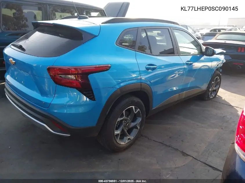 KL77LHEP0SC090145 2025 Chevrolet Trax Fwd Lt