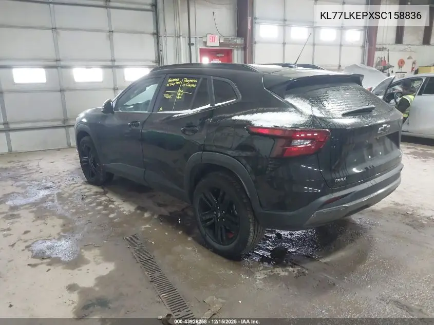 KL77LKEPXSC158836 2025 Chevrolet Trax Fwd Activ