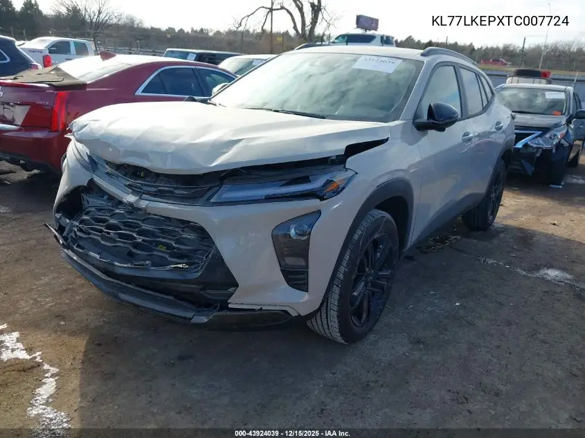 KL77LKEPXTC007724 2026 Chevrolet Trax Fwd Activ