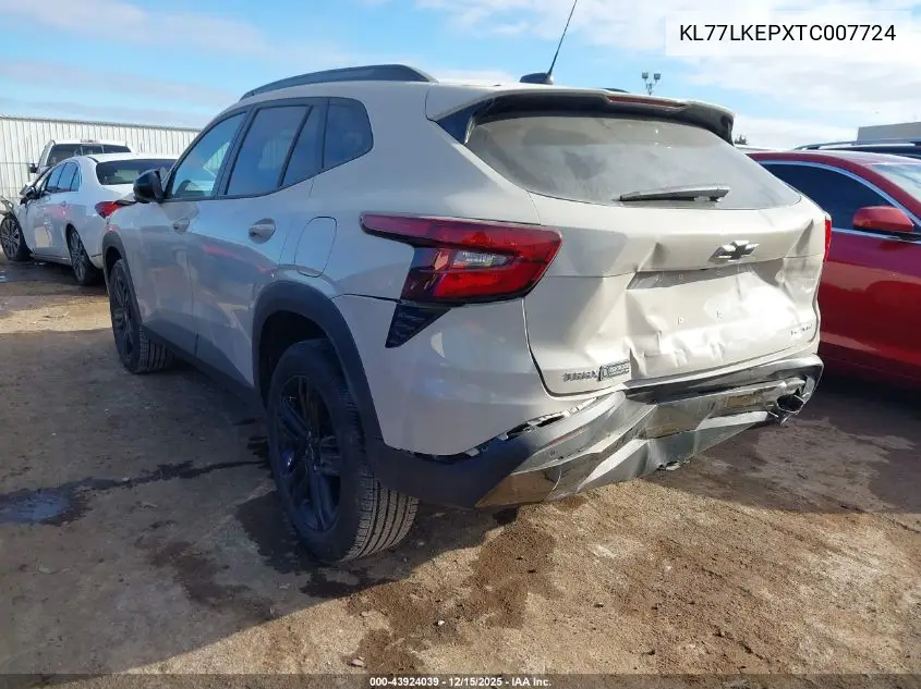 KL77LKEPXTC007724 2026 Chevrolet Trax Fwd Activ