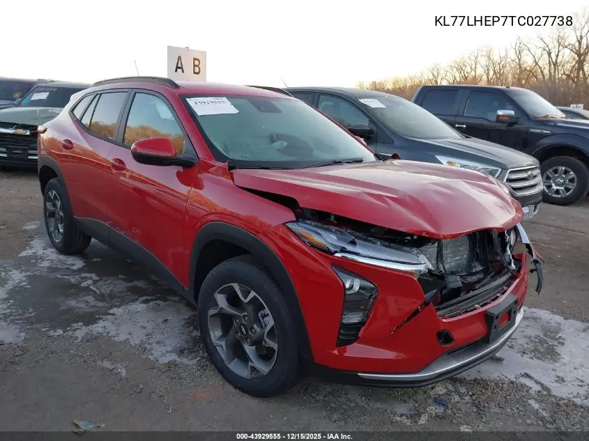 KL77LHEP7TC027738 2026 Chevrolet Trax Fwd Lt