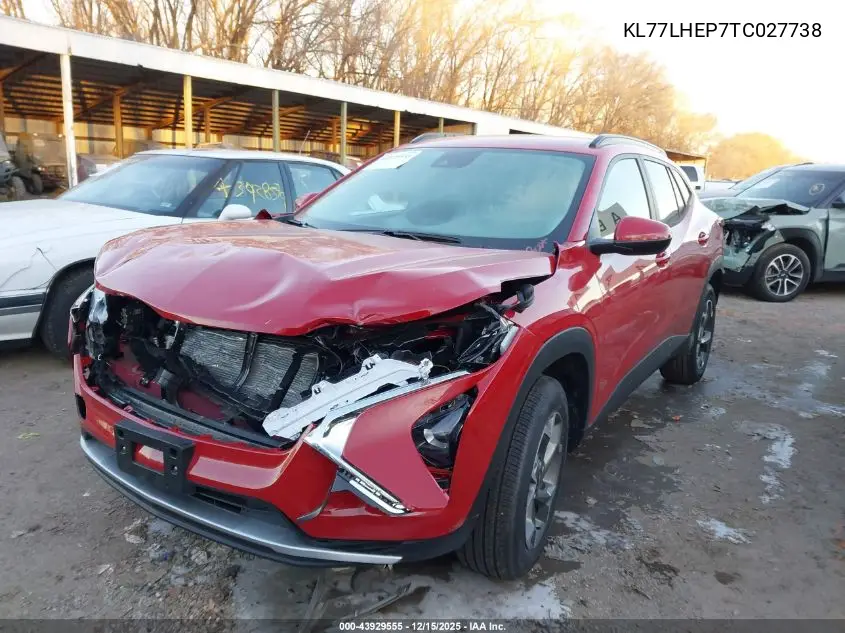 KL77LHEP7TC027738 2026 Chevrolet Trax Fwd Lt