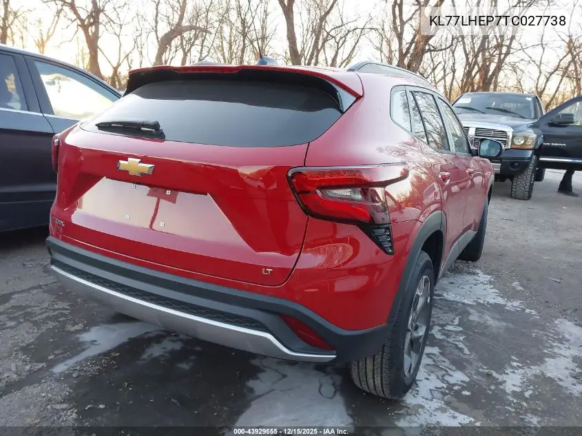 KL77LHEP7TC027738 2026 Chevrolet Trax Fwd Lt