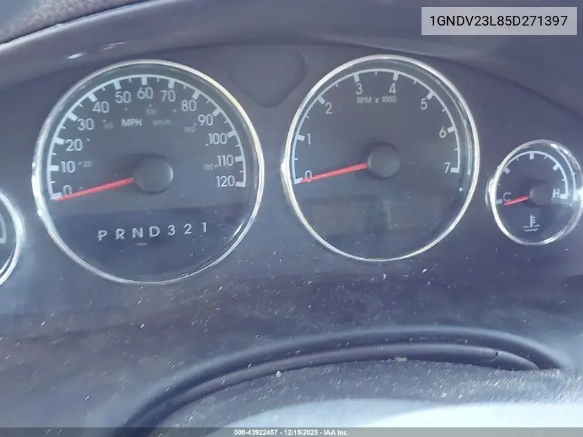 1GNDV23L85D271397 2005 Chevrolet Uplander Ls