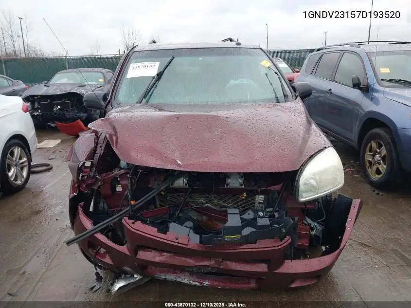 1GNDV23157D193520 2007 Chevrolet Uplander Ls