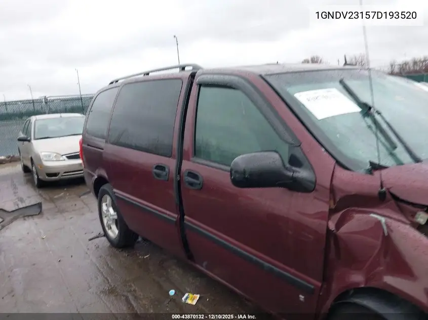 1GNDV23157D193520 2007 Chevrolet Uplander Ls