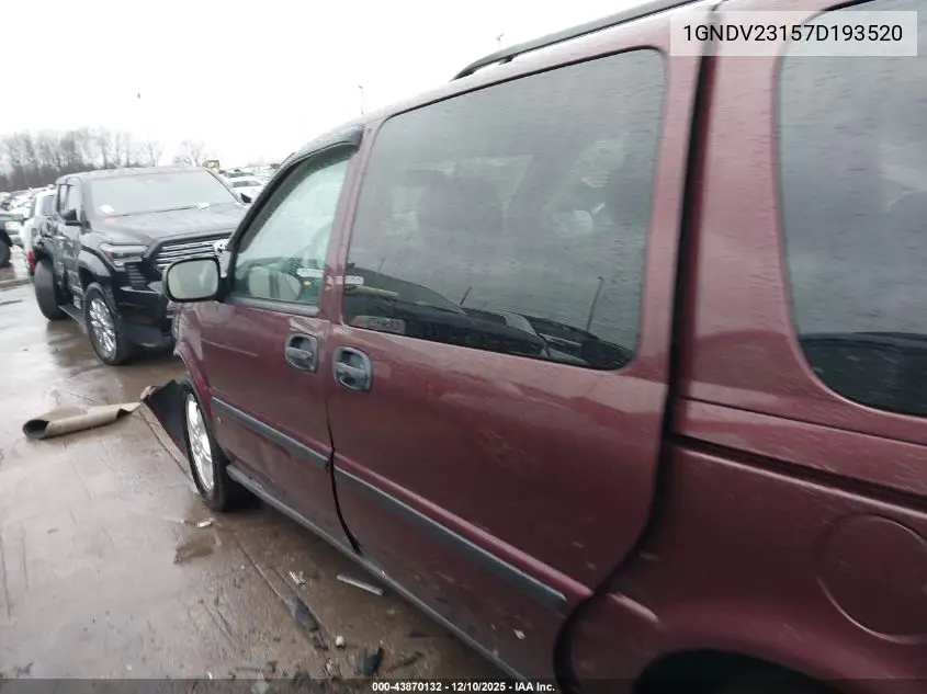 1GNDV23157D193520 2007 Chevrolet Uplander Ls